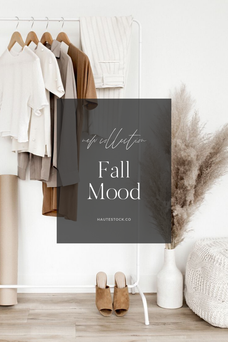 Warm Fall Neutral Fashion &amp; Lifestyle Styled Stock