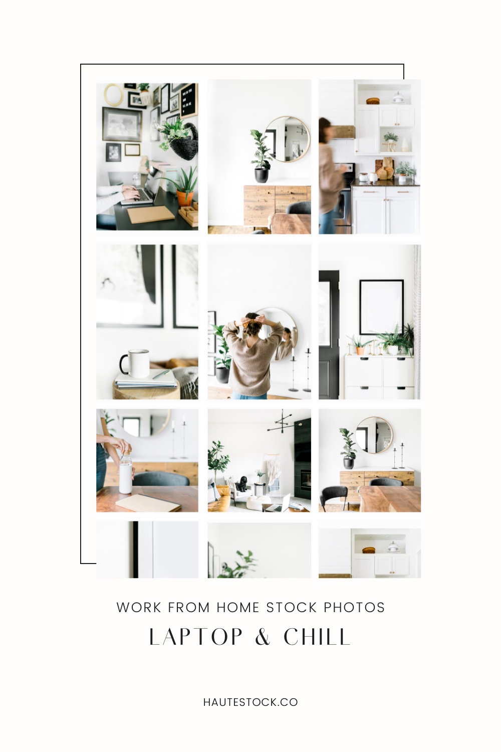 Modern home office work-from-home stock photos for women entrepreneurs