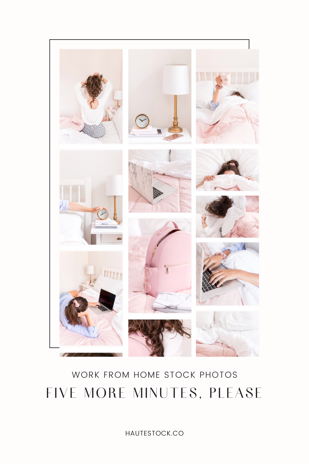 Morning routine and work from home stock photos for women bloggers and business owners