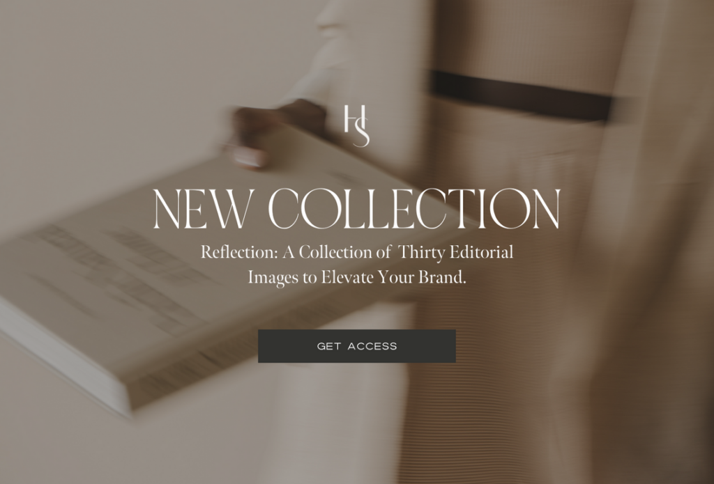 New stock image collection from Haute Stock: Reflection - a collection of thirty editorial stock images to elevate your brand.