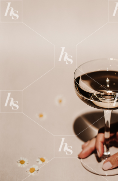 woman holding champagne glass as a part of our New Year's Eve Stock Photos collection