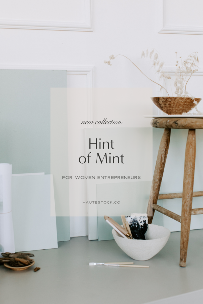 Haute Stock's latest collection Hint of Mint features stock images and videos that are perfect for interior designers, product creators and artists in mint and teal color palette.