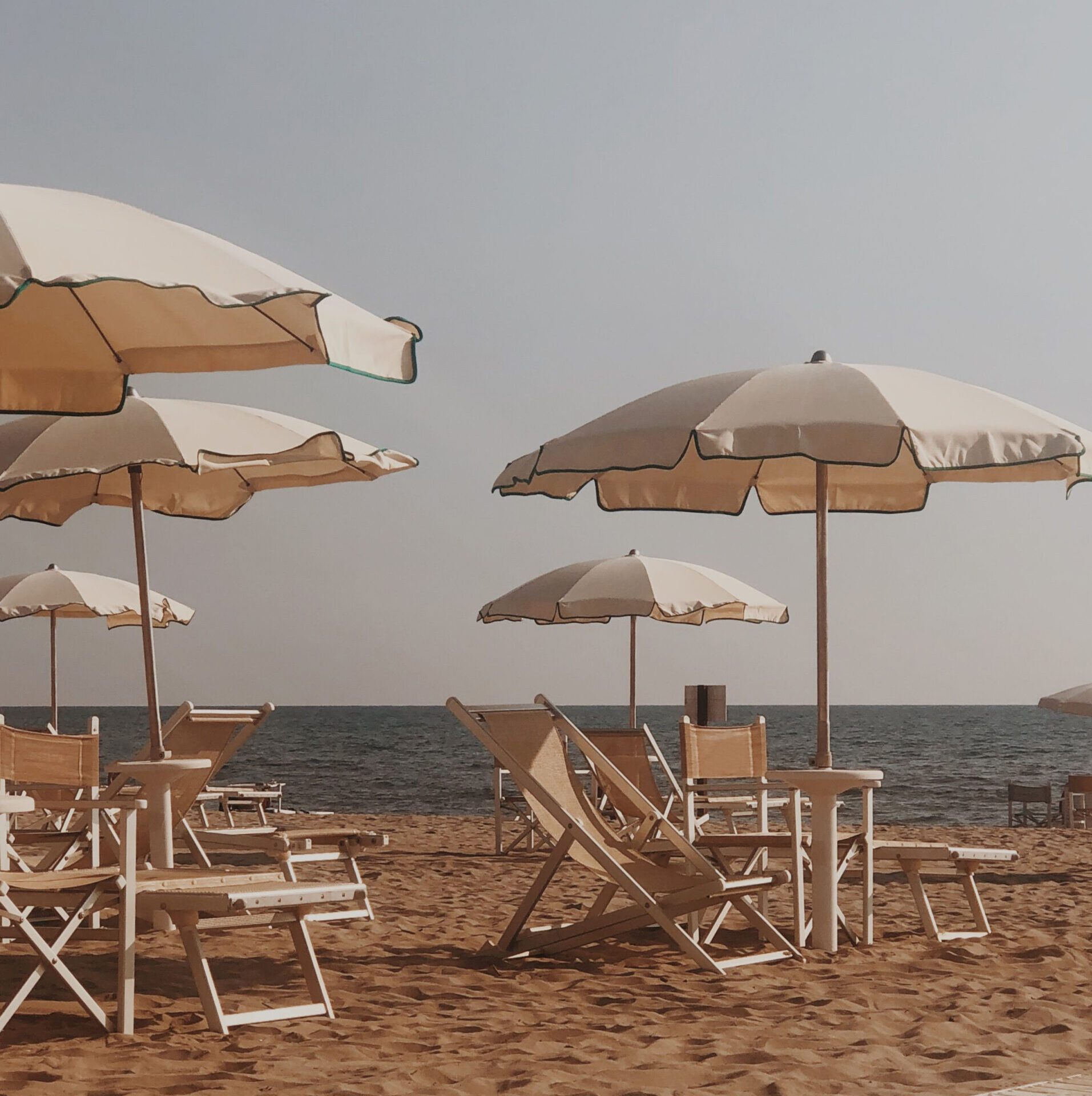 Sunny day at the beach, part of Tuscan Sun, collection featuring stock images and videos of warm summer days in the Tuscan countryside perfect for your social media posts.