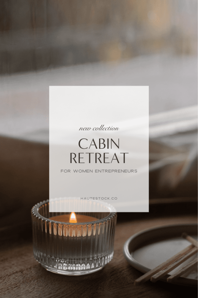 Cabin Retreat is a a moody fall aesthetic stock photos and videos collection perfect for lifestyle brands and wellness coaches.