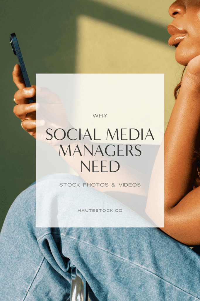 Why Social Media Managers need stock photos & videos is to help you create high-quality content to grow your business.