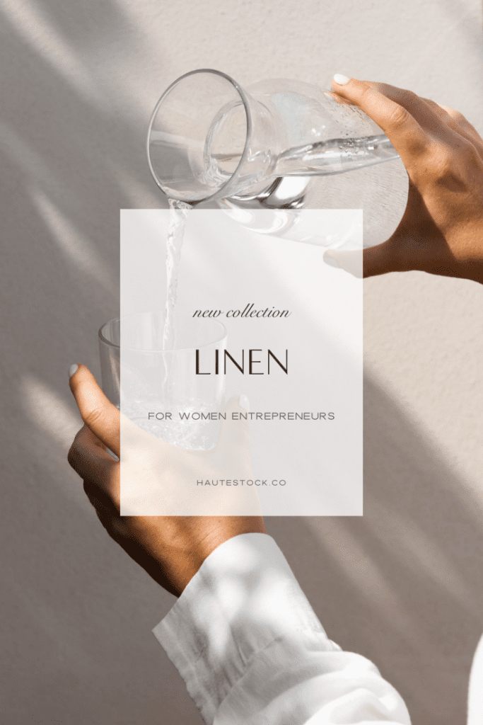 Linen, Haute Stock's latest collection of famine self-care stock photos and videos, perfect for for beauty and self-care enthusiasts.