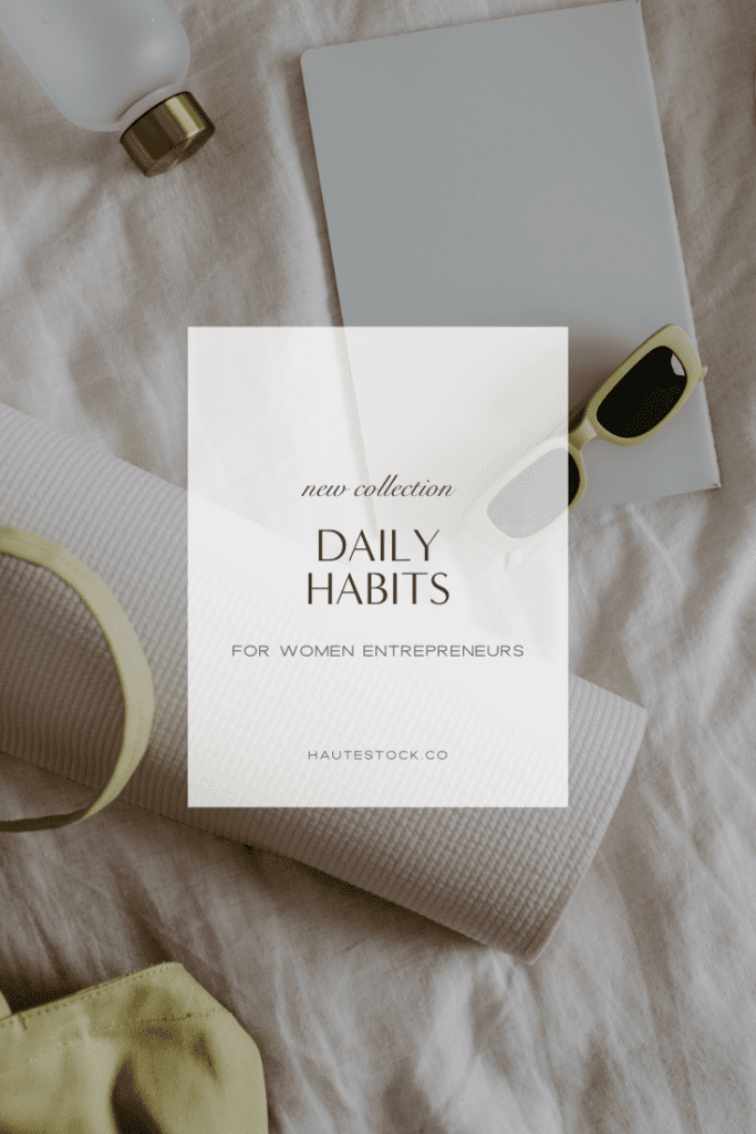 Daily Habits is a collection of minimal wellness & lifestyle stock images  perfect to elevate your wellness branding and content.