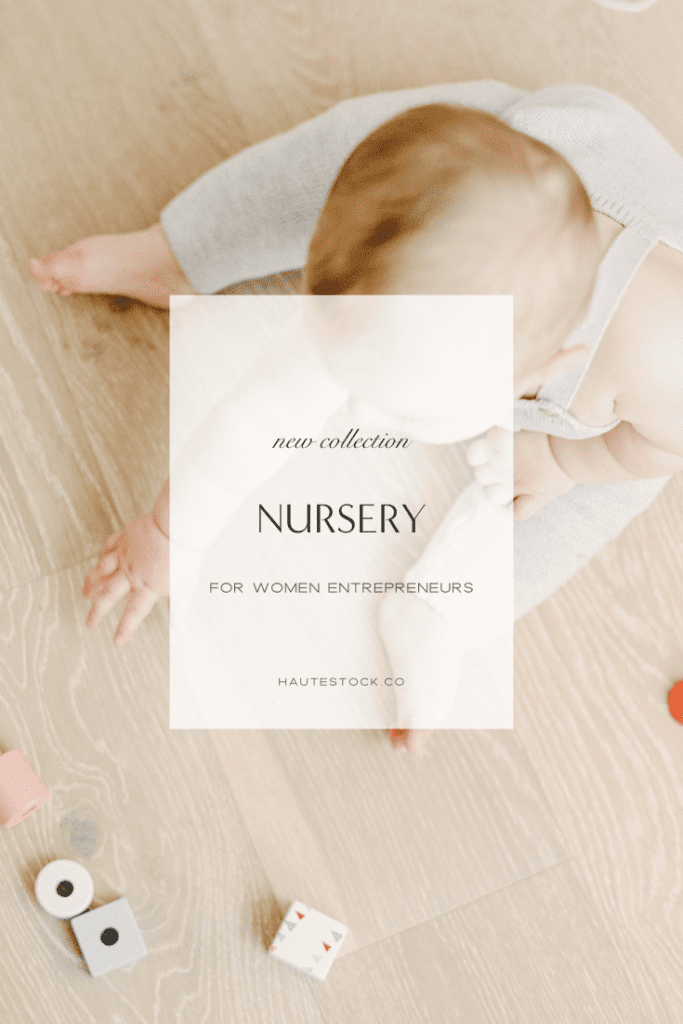 Nursery is a dreamy, soft baby stock photos collection that features baby  playing with wooden toys, bay clothing and pacifiers perfect for early childhood, new parenting bloggers.