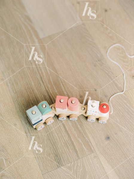 Stock image of Wooden toy train, part of Nursery baby stock photos collection