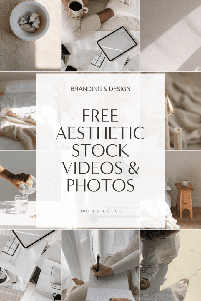 Elevate your brands instantly with free aesthetic stock videos & photos from Haute Stock!