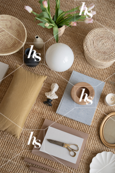 Mixture of home decor pieces, part of Anthology a collection of interior-inspired stock photos for creative studios, designers, and lifestyle brands.