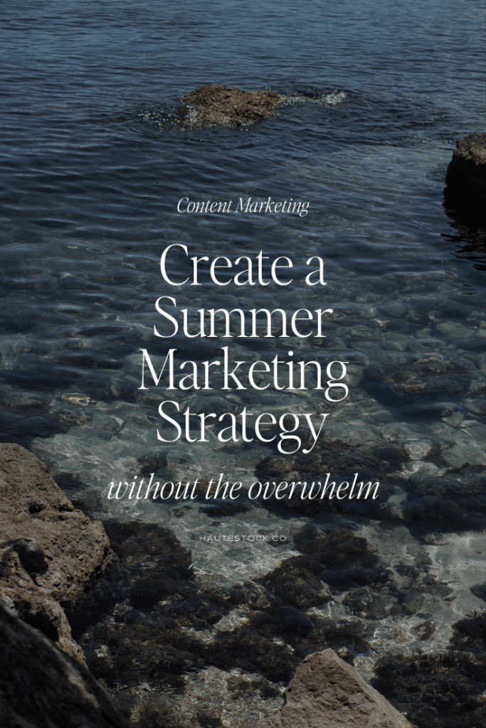 Want to enjoy summer and keep your business thriving? Learn how to create a standout summer marketing strategy without the overwhelm! This guide breaks down 5 creative, low-effort ideas using Haute Stock's dreamy Canva templates.