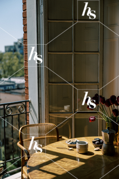 Enjoying a healthy breakfast in the warm morning sun. A peaceful, intentional moment captured in wellness stock photos for mindful living, nutrition, and lifestyle content.