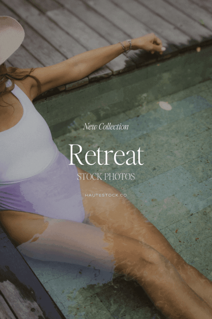 The Retreat collection features serene stock photos perfect for coaches, creatives, and wellness brands. Use these peaceful visuals for websites, blogs, social media, and more.