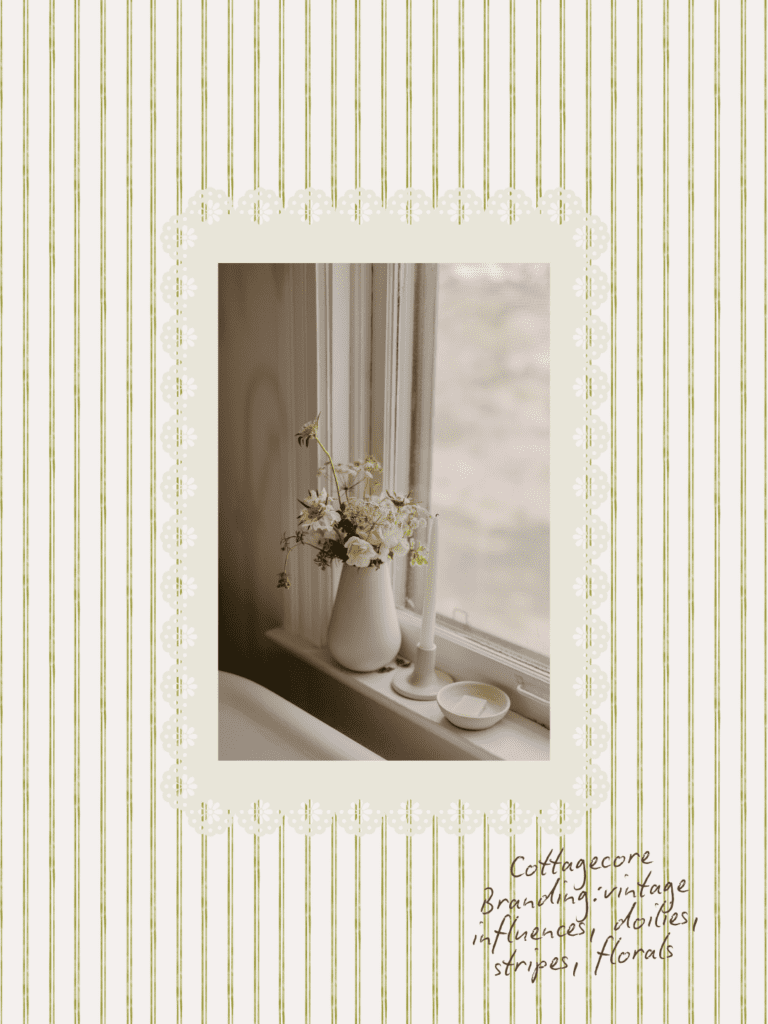 Minimal cottagecore interior styling with wildflowers in ceramic vase beside window.